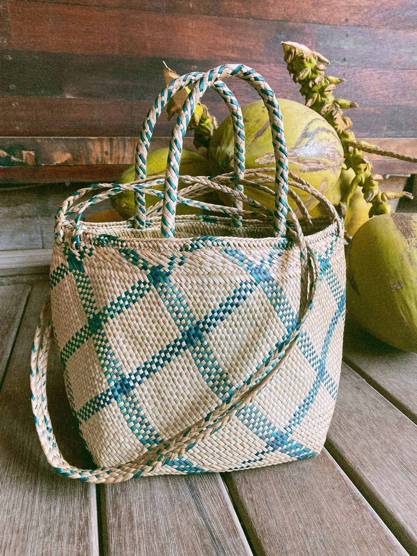 Woven Paradise Rattan Bag